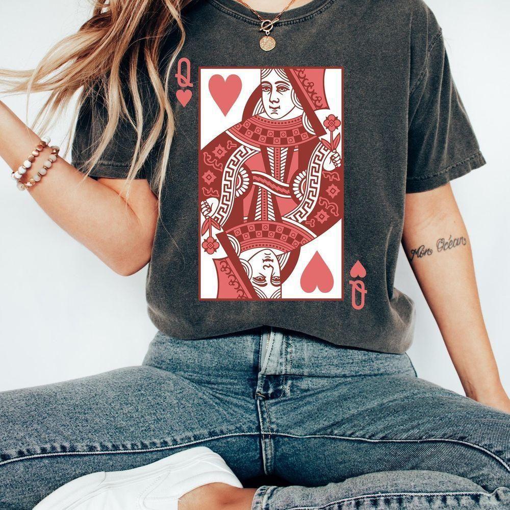 Queen Of Hearts Valentines Day 2 Vuitino Shirt